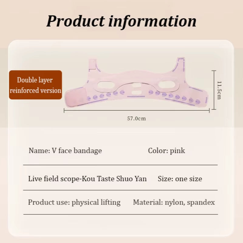 Chin Cheek Slimming Bandage V Shaper V Line Lifting Mask Face Lifting anti Wrinkle Strap Band Sleeping Mask Beauty Health